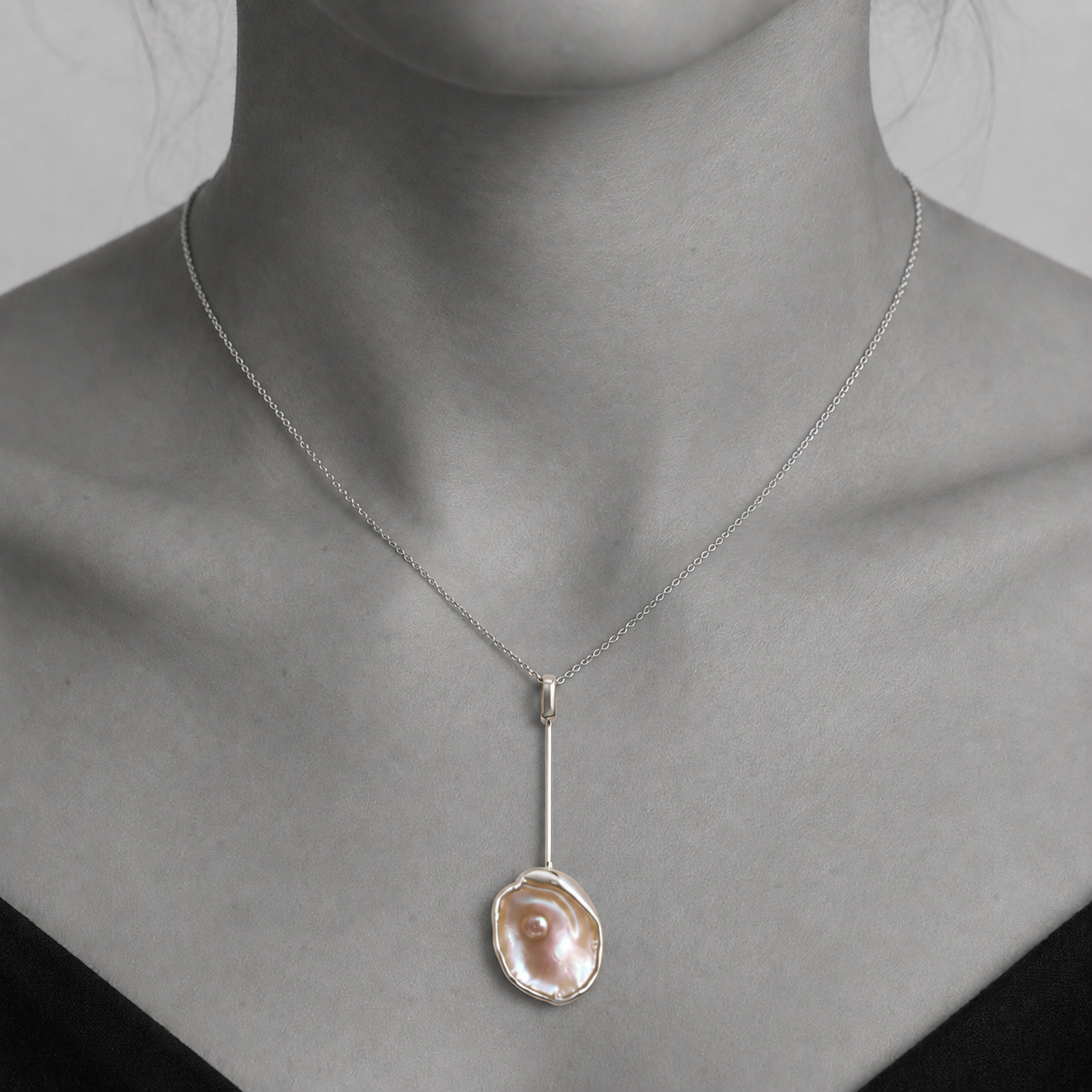 Colgante Perla Natural Singular